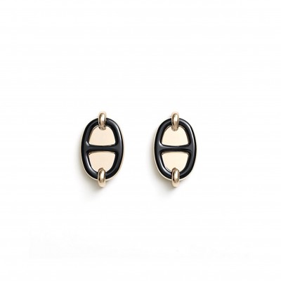 HERMÈS MINI MAILLON EARRINGS H100052FE03